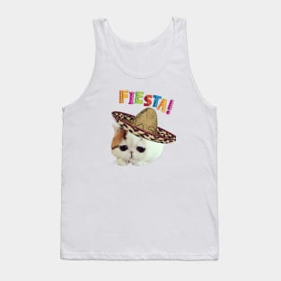 Cinco de Mayo meow-o Fiesta kitty Tank Top